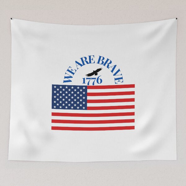 Item preview, We are brave - 1776 - Free America designed and sold by boomantique.