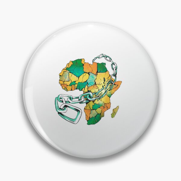 Artikelvorschau, afrika-karte-in-ketten-t-shirt-design. entworfen und verkauft von JAMALSTORE92.
