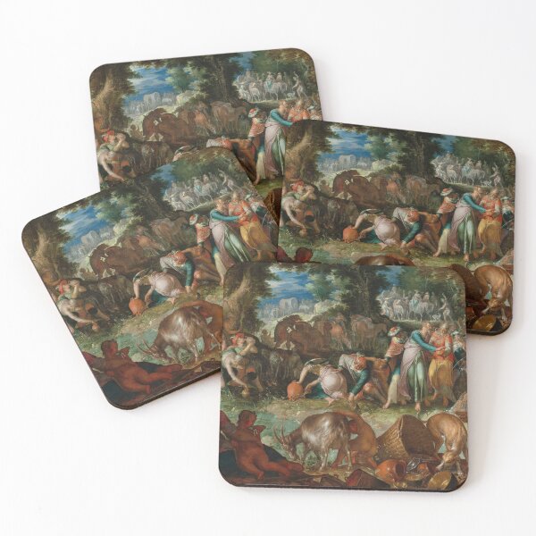 Item preview, Moses Striking the Rock | Joachim Anthonisz Wtewael | 1624 Renaissance Old Testament Biblical Art designed and sold by CJET.