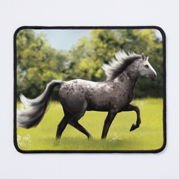 Item preview, gray horse designed and sold by artsirc.