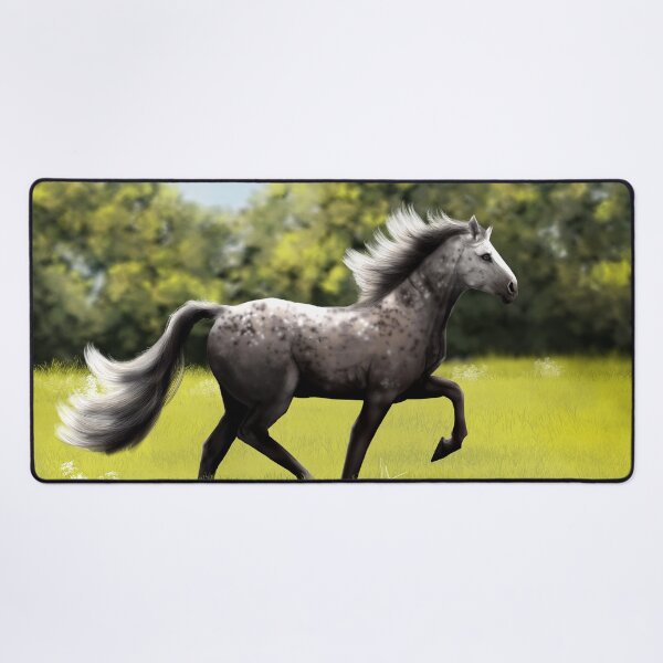Item preview, gray horse designed and sold by artsirc.
