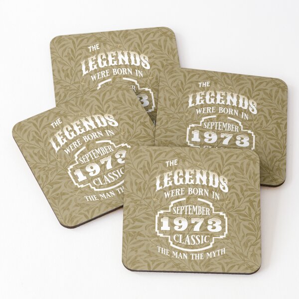 Item preview, The Legends Were Born In September 1973 Birthday Quotes For Men Women Vintage designed and sold by JooArtPrints  ★★★★★.