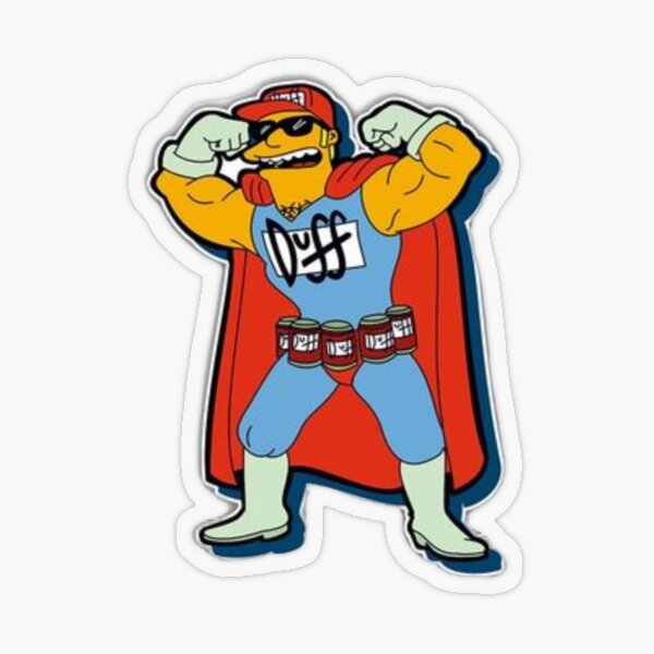 Item preview, simpsons beer superhero designed and sold by artewold.