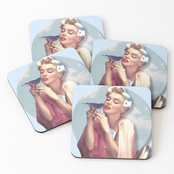 Item preview, Marilyn with a Bird designed and sold by BubbleNinjaShop.