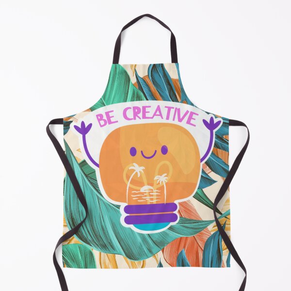 Item preview, Be creative in a unique way design with a leafy colorful background designed and sold by Arteartz.