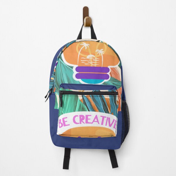 Item preview, Be creative in a unique way design with a leafy colorful background designed and sold by Arteartz.