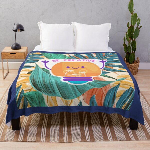 Item preview, Be creative in a unique way design with a leafy colorful background  designed and sold by Arteartz.