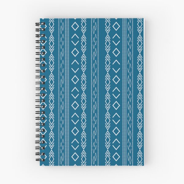 Aperçu de l'œuvre Blue Fair isle style knitted seamless pattern. Vector illustration  créée et vendue par ArtisticoStyle.