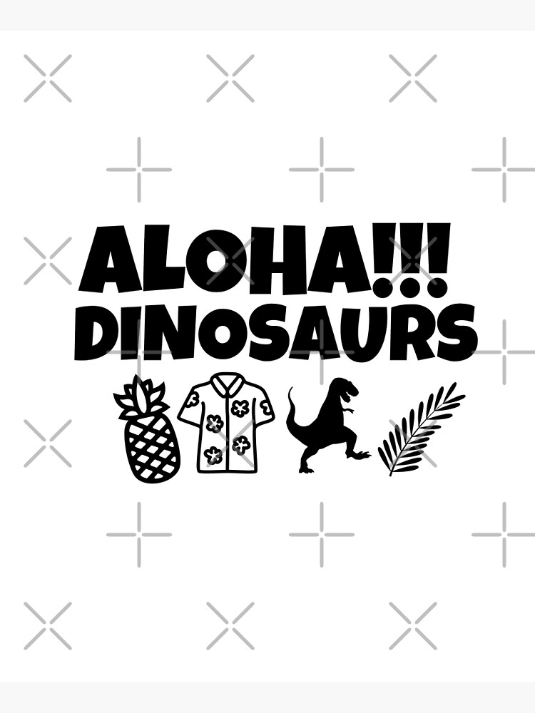 Disover Aloha dinosaurs Apron