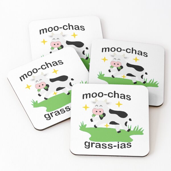 Item preview, Moo-chas Grass-ias (Muchas Gracias)  designed and sold by DeliveryGeorge.