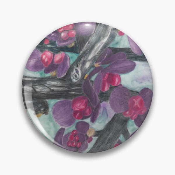 Item preview, Barberry Shrub Spring Buds with Background designed and sold by The Elderberry Blossom.