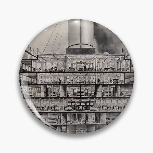 Item preview, Cross Sections of the HMS Olympic (1909) designed and sold by amuseXpress.