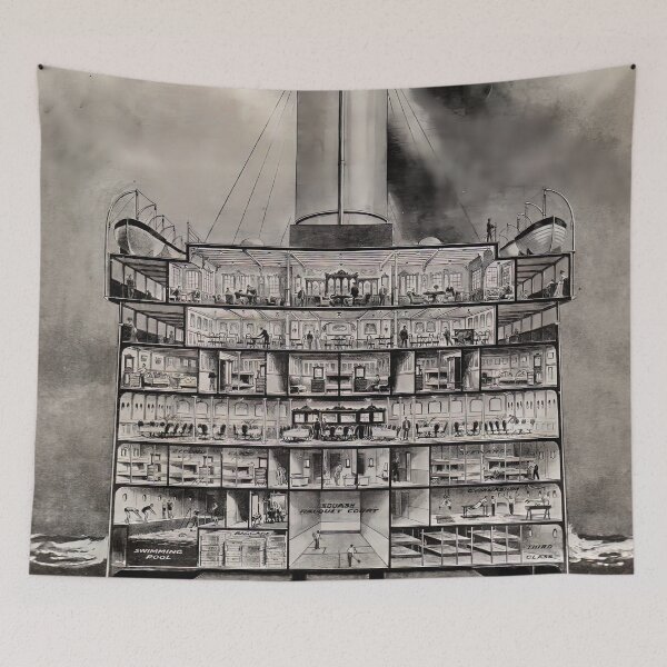 Item preview, Cross Sections of the HMS Olympic (1909) designed and sold by amuseXpress.