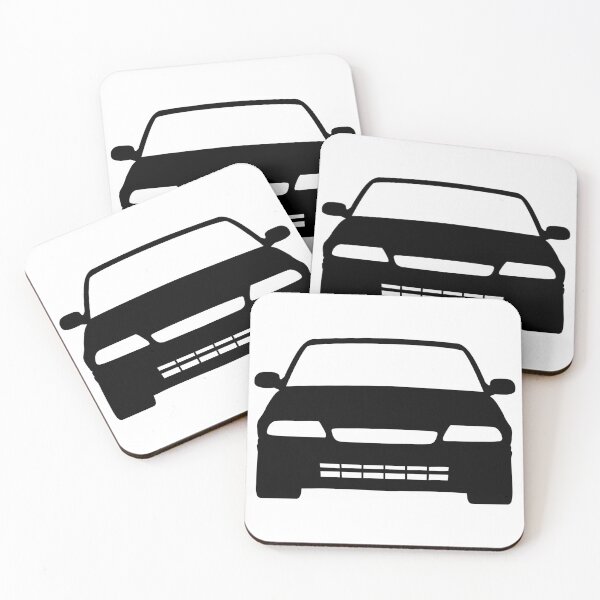 Item preview, Opel Vauxhal Holden Astra F 1992-2002 black silhouette designed and sold by EdimDesign.