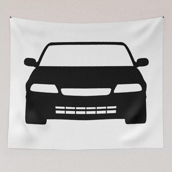 Item preview, Opel Vauxhal Holden Astra F 1992-2002 black silhouette designed and sold by EdimDesign.