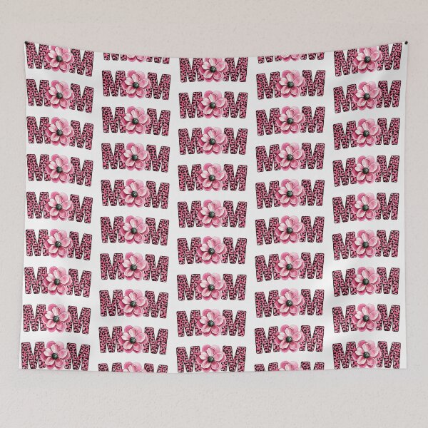 Item preview, Mom Pink Leopard Floral designed and sold by ChelleCreate.