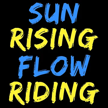 Artwork thumbnail, Sun Rising Flow Riding by SweetWearStore