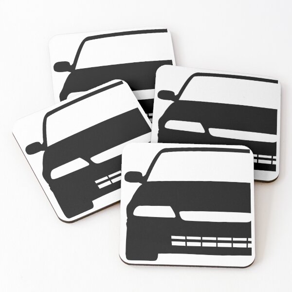 Item preview, Opel Vauxhal Holden Astra F 1992-2002 black silhouette designed and sold by EdimDesign.