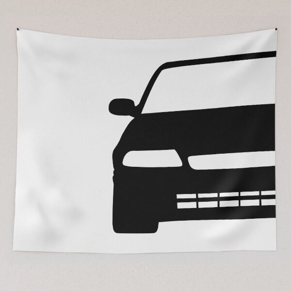 Item preview, Opel Vauxhal Holden Astra F 1992-2002 black silhouette designed and sold by EdimDesign.