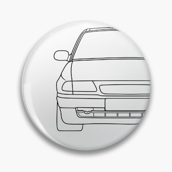Item preview, Opel Vauxhal Holden Astra F 1992-2002 black lines designed and sold by EdimDesign.