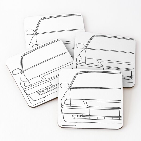 Item preview, Opel Vauxhal Holden Astra F 1992-2002 black lines designed and sold by EdimDesign.