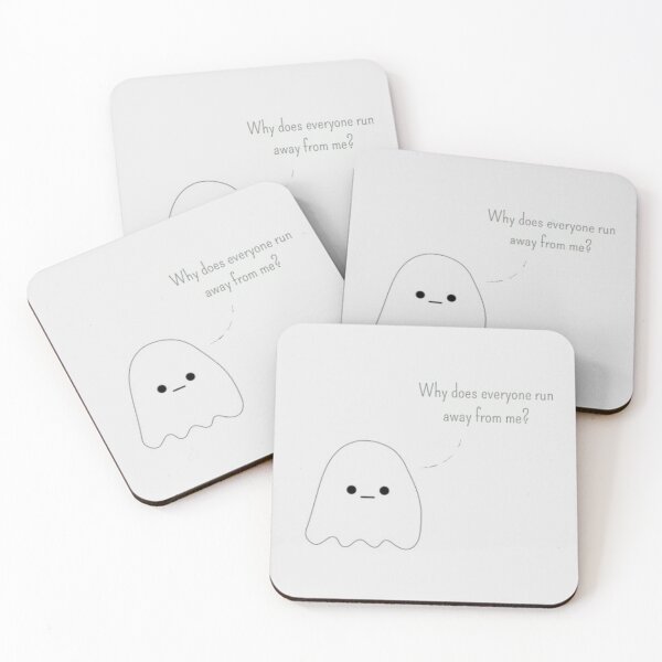 Item preview, Cute Lonely Sad Ghost designed and sold by Paradise6544.