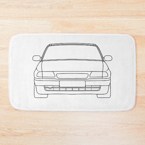 Item preview, Opel Vauxhal Holden Astra F 1992-2002 black lines designed and sold by EdimDesign.