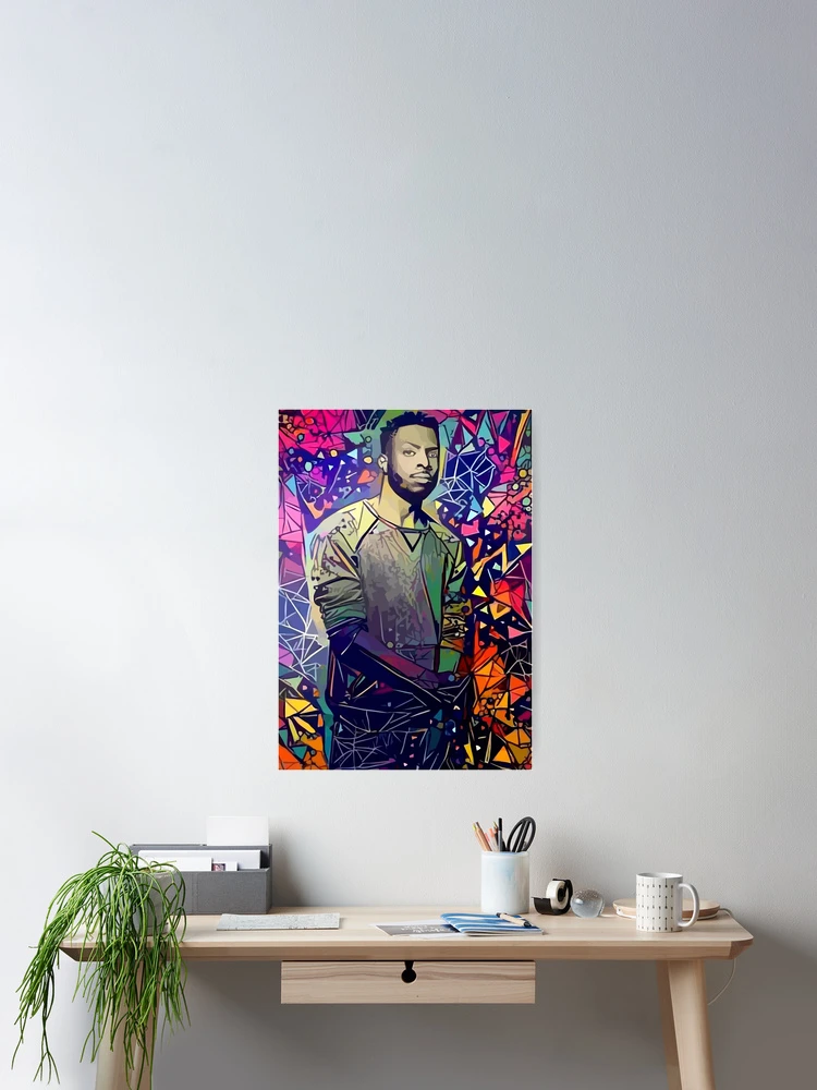 Thumbnail 2 of 3, Poster, Abstract Isaiah Rashad designed and sold by stilldan97.