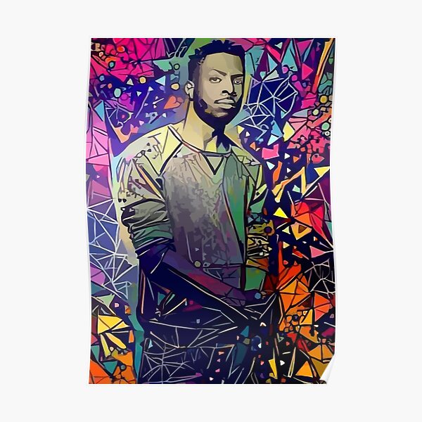 Abstract Isaiah Rashad Poster
