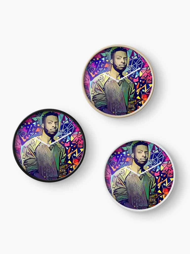 Thumbnail 3 of 4, Clock, Abstract Isaiah Rashad designed and sold by stilldan97.