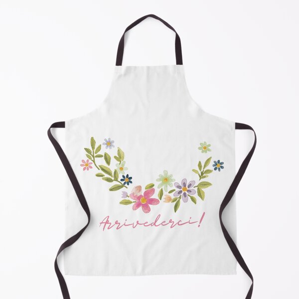 Item preview, Arriverderci - floral quote - beautiful flowers designed and sold by boomantique.