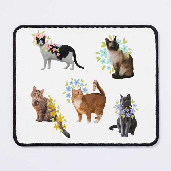 Item preview, flower kitties designed and sold by Vaeya.
