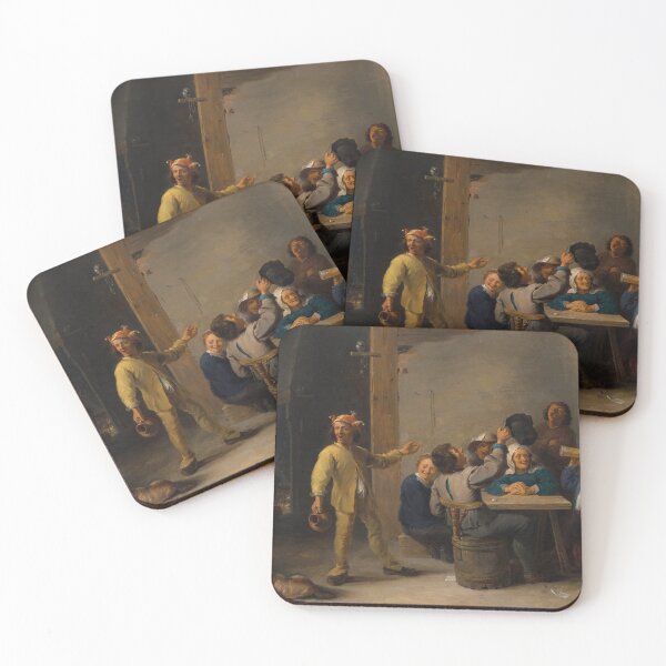 Item preview, Peasants Celebrating Twelfth Night | David Teniers the Younger | 1635 Renaissance Art designed and sold by CJET.