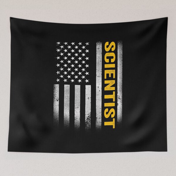 Item preview, scientist Dad American Flag, Vintage USA scientist American Flag, scientist Dad Mens Womens Girls Christmas Fathers Day Gift designed and sold by xlnv.