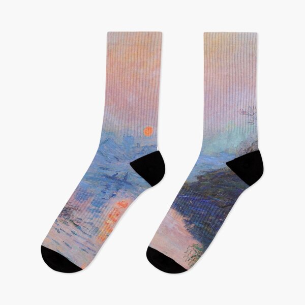 Item preview, Sunset on the Seine in Lavacore by Claude Monet designed and sold by ArtHistoryLover.