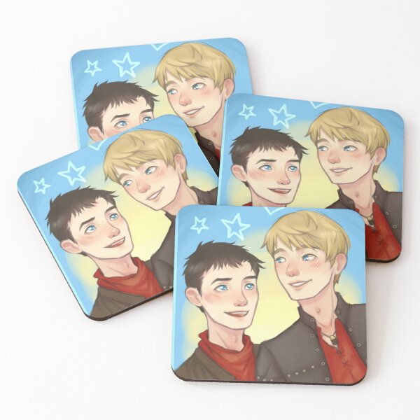 Item preview, Merlin and Arthur designed and sold by RivalMythos.
