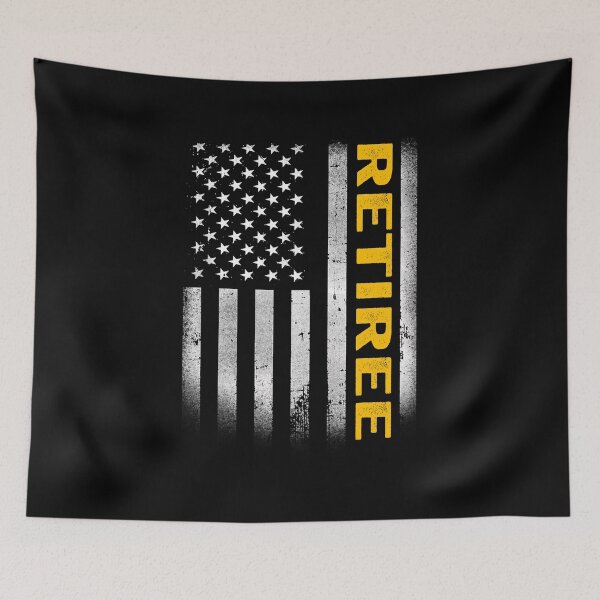 Item preview, retiree Dad American Flag, Vintage USA retiree American Flag, retiree Dad Mens Womens Girls Christmas Fathers Day Gift designed and sold by xlnv.