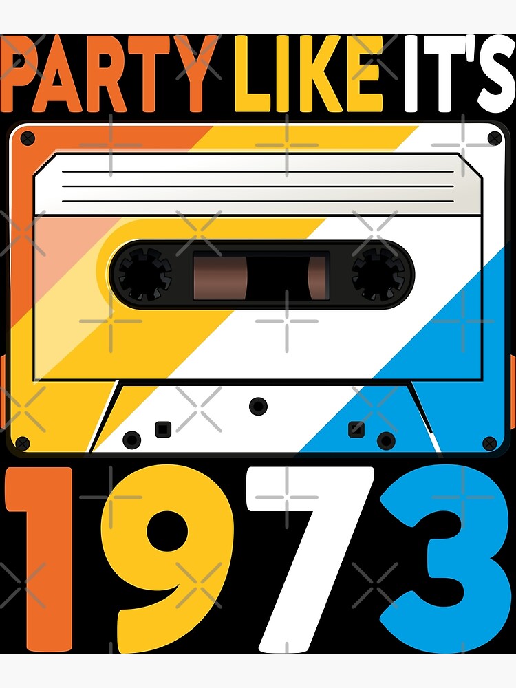 Party Like Its 1973 Retro 70s Party Photographic Print For Sale By