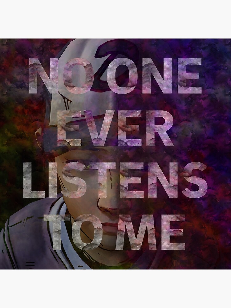 "No One Ever Listens To Me" Photographic Print for Sale by dfh15