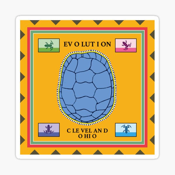 Evolution 2022 (Talking Heads' Speaking in Tongue) Sticker