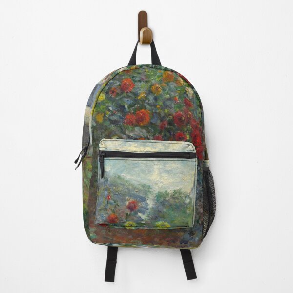 Item preview, The garden of Monet at Argenteuil by Claude Monet designed and sold by ArtHistoryLover.