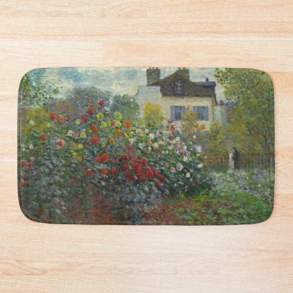 Item preview, The garden of Monet at Argenteuil by Claude Monet designed and sold by ArtHistoryLover.