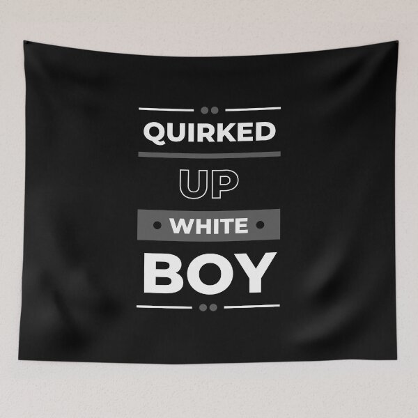 Item preview, Quirked Up White Boy designed and sold by Pixelish.