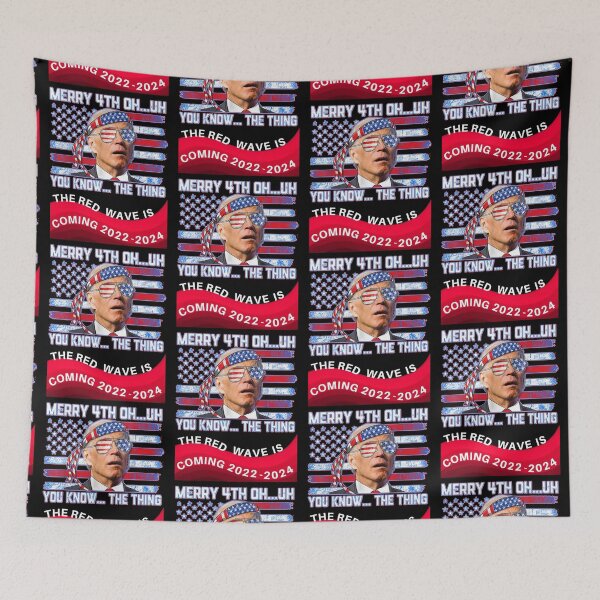 Item preview, Happy 4th Of You Know The Thing The Red Wave Is Coming  designed and sold by WoodburyLake.