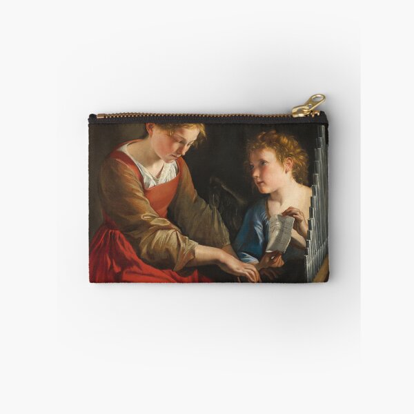 Item preview, Saint Cecilia and an Angel | Orazio Gentileschi | 1618 Renaissance Angel Art designed and sold by CJET.