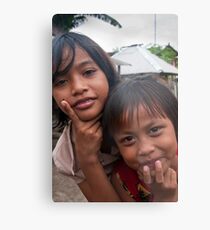 Village Girls Metal Print