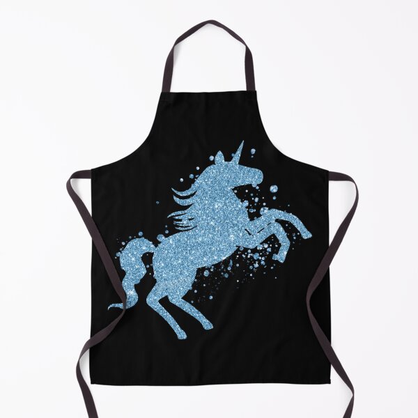 Item preview, Blue Glitter Textures Unicorn designed and sold by TrendyGlitter.