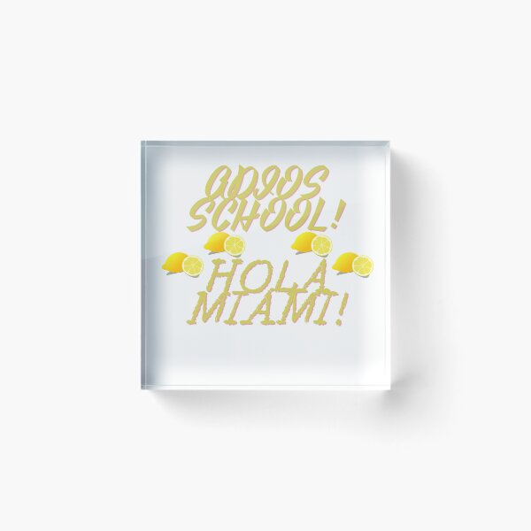 Item preview, Adios School Hola Miami - Lemon Summer - Summer designed and sold by boomantique.