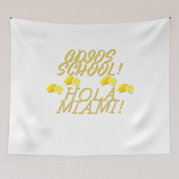 Item preview, Adios School Hola Miami - Lemon Summer - Summer designed and sold by boomantique.