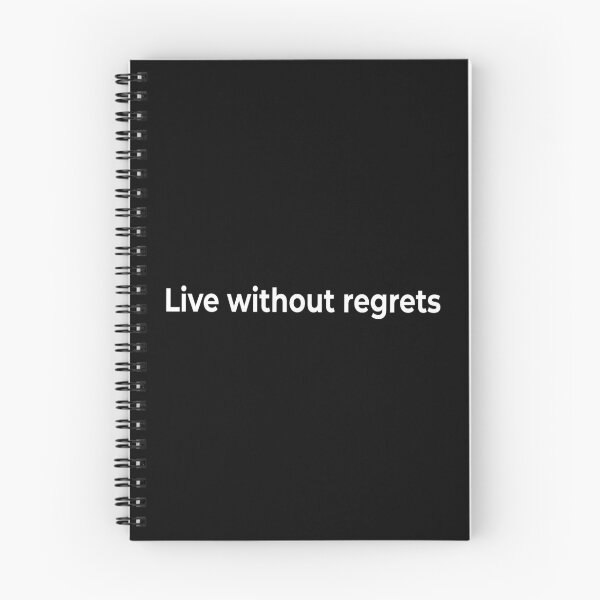 Item preview, Live without regrets designed and sold by KingPhilosopher.